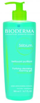 Bioderma Sebium Gel Moussant Purifying Cleansing Foaming Gel Combination to Oily Skin