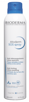 Bioderma Atoderm SOS spray Anti-itching ultra-soothing very dry sensitive skin 200ml