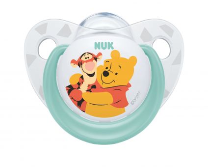 Nuk Disney Winnie the Pooh Trendline Silicone Soother 6-18M, 2's