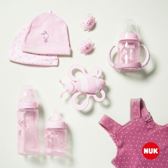 Nuk Trendline Baby Rose Soother, 6-18M - 2's