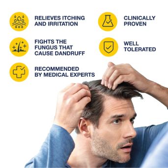 Nizoral relieves itching and irritation and fights the fungus that causes dandruff