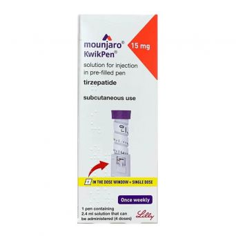 Mounjaro KwikPen 15 mg/0.6 mL box – tirzepatide injection pen UAE