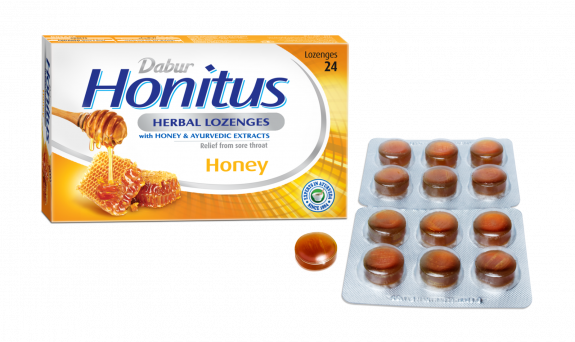 Dabur Honitus Herbal Lozenges Honey