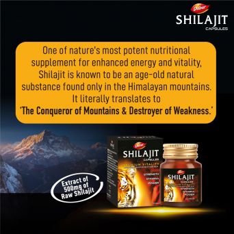 Dabur Shilajit Capsule 30's