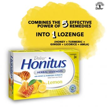 Dabur Honitus Herbal Lozenges Lemon
