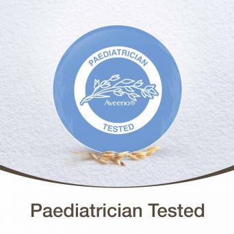 Aveeno Baby Hair and Body Wash pediatrician-tested guarantee seal icon