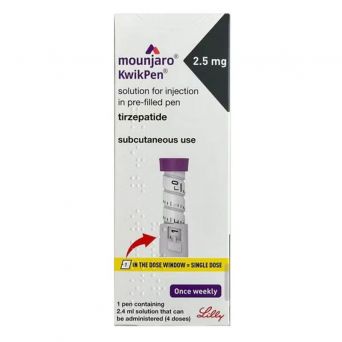 Mounjaro KwikPen 2.5 mg/0.6 mL box – tirzepatide starter dose injection UAE