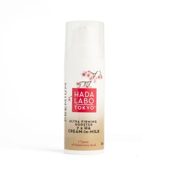 Hada Labo Tokyo Japanese firming cream texture, lightweight cream-in-milk for face and neck