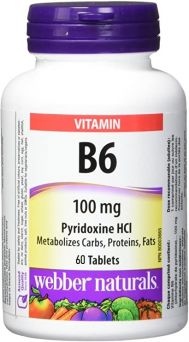 Vitamin B6 Pyridoxine Hcl 100mg Capsule 60's