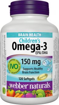 Omega 3 For Kids 120's