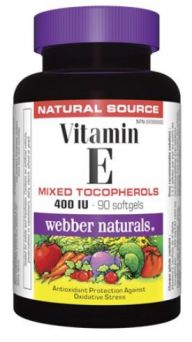 Vitamin E 400iu Mixed Tocopherols Softgels 90's