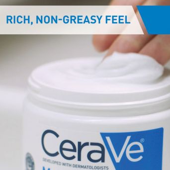 CeraVe fragrance-free moisturizing cream for very dry skin – 340g