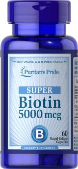 Puritan's Pride Biotin 5000mcg