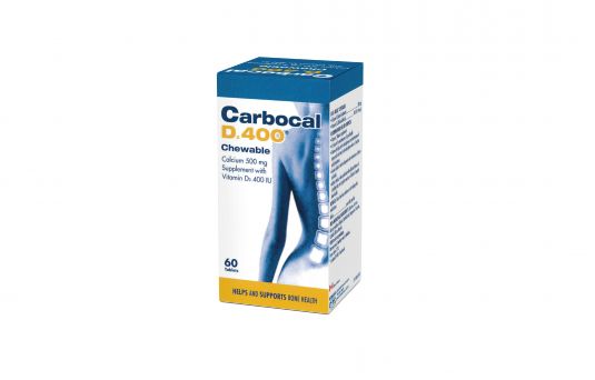 Carbocal D 400 Chewable 60's