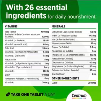 Centrum Adult, 30 Tablets