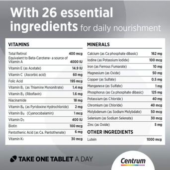 Centrum Silver Adult 100 Tablets