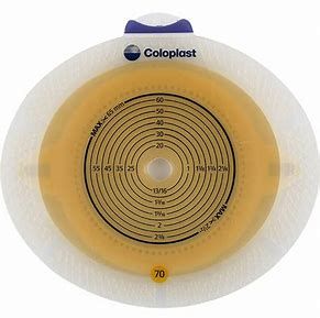 Coloplast 2-Piece, Standard Flat Wear With Belt Ears, 70mm, 1004510