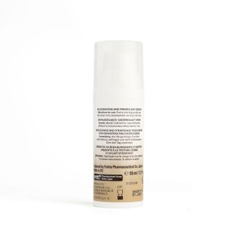 Hada Labo Ultra Firming Booster Cream-in-Milk back of bottle showing direction of use, 7 hyaluronic acid cream
