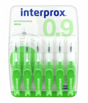 Interprox 4G Micro Blister 6's (Green 0.9)