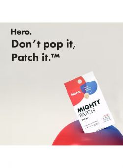 The mighty patch duo 12 pack reminding users to stop picking and start patching with official hero cosmetics UAE products.