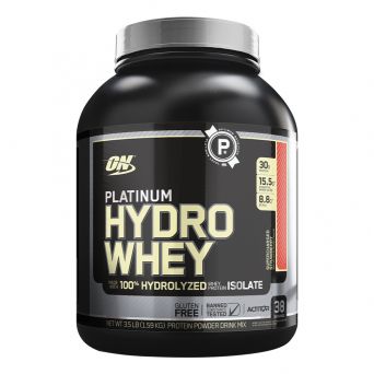 Optimum Nutrition Platinum Hydrowhey Super Charged Strawberry 3.5lb