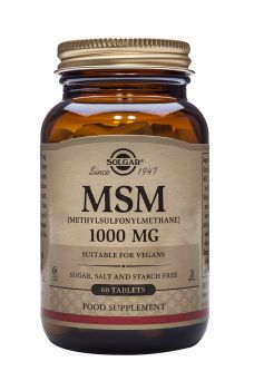 Solgar Msm 1000 Mg 60 Tablets
