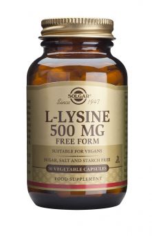 Solgar L-Lysine 500 Mg 50 Vegetable Capsules