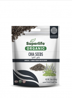 Superlife Chia Seeds 454gr