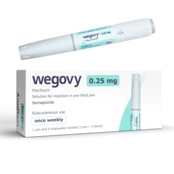 Wegovy 0.25mg Flextouch Pre-Filled Pen + 4 Needles