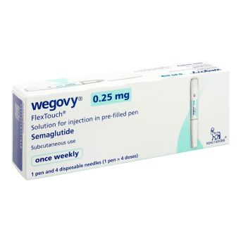 Wegovy 0.25mg Flextouch Pre-Filled Pen + 4 Needles