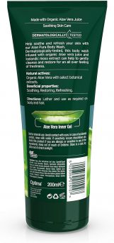 Aloe Pura Organic Aloe Vera Body Wash 200ml