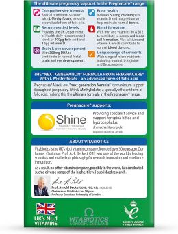 Vitabiotics Pregnacare Max prenatal tablets with L-Methylfolate and DHA capsules in one pack