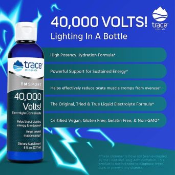 Trace 40,000 Volts Electrolyte Concentrate 8 Fl Oz (237 ml)