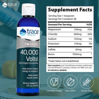 Trace 40,000 Volts Electrolyte Concentrate 8 Fl Oz (237 ml)