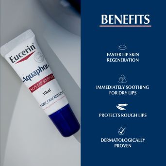 Eucerin Aquaphor Sos Lip Balm 10ml