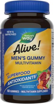 Nature's Way Alive, Men's Gummy Vitamin 60 Gummies