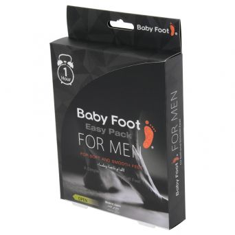 Baby Foot Easy Pack For Men 1 Hour Foot Mask