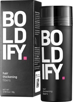 Boldify Hair Thickening Fibers Black 28gr