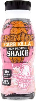 Grenade Carb Killa Shake Bottle Strawberries & Cream 330 ml