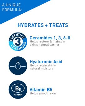 Skin barrier repair serum with hyaluronic acid