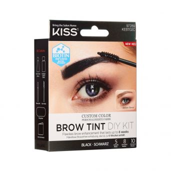 Kiss Brow Tint Diy Kit Black Kebt02C