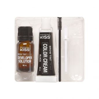 Kiss Brow Tint Diy Kit Black Kebt02C
