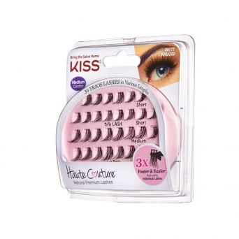 Kiss Tapered End Trio Lash Medium Khlc02