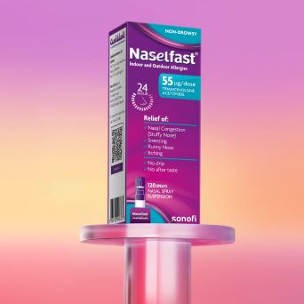 Naselfast 55 micrograms/dose, Nasal Spray Suspension