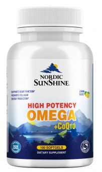 Nordic Sunshine High Potency Omega + Coq10 Softgel 100's