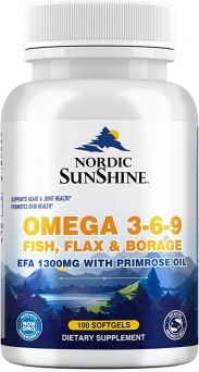 Nordic Sunshine Omega 3-6-9 With Primrose Oil Softgel 100's