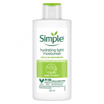 Simple Hydrating Light Moisturiser Cream 125ml