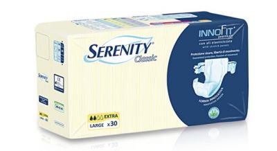 Serenity Soft Dry Breathable Fitted Brief (Extra) Large 30 pcs