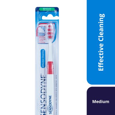 Sensodyne Effective Cleaning Toothbrush, Medium