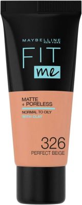 Maybelline New York Fit Me Matte & Poreless Foundation 326 Perfect Beige